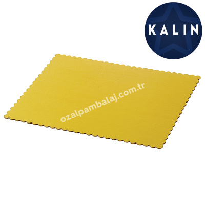 Kalın Gold Büyük Pasta Altlığı 33x40 cm - 1