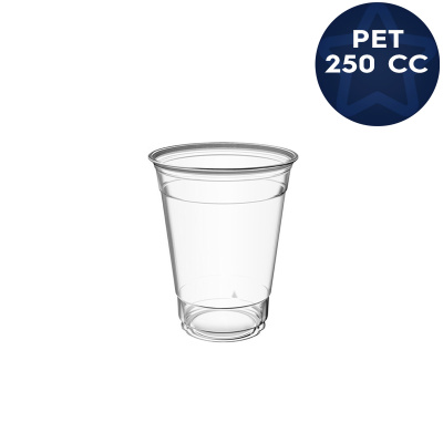 Pet Plastik Soğuk İçecek Bardak 250 cc (8 oz) - 1