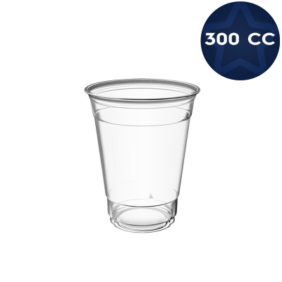 Pet Plastik Soğuk İçecek Bardak 300 cc (10 oz) - 1