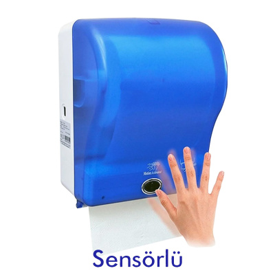 Sensörlü (Fotoselli) Emotion Kağıt Havlu Makinesi 21 cm Mavi - 1